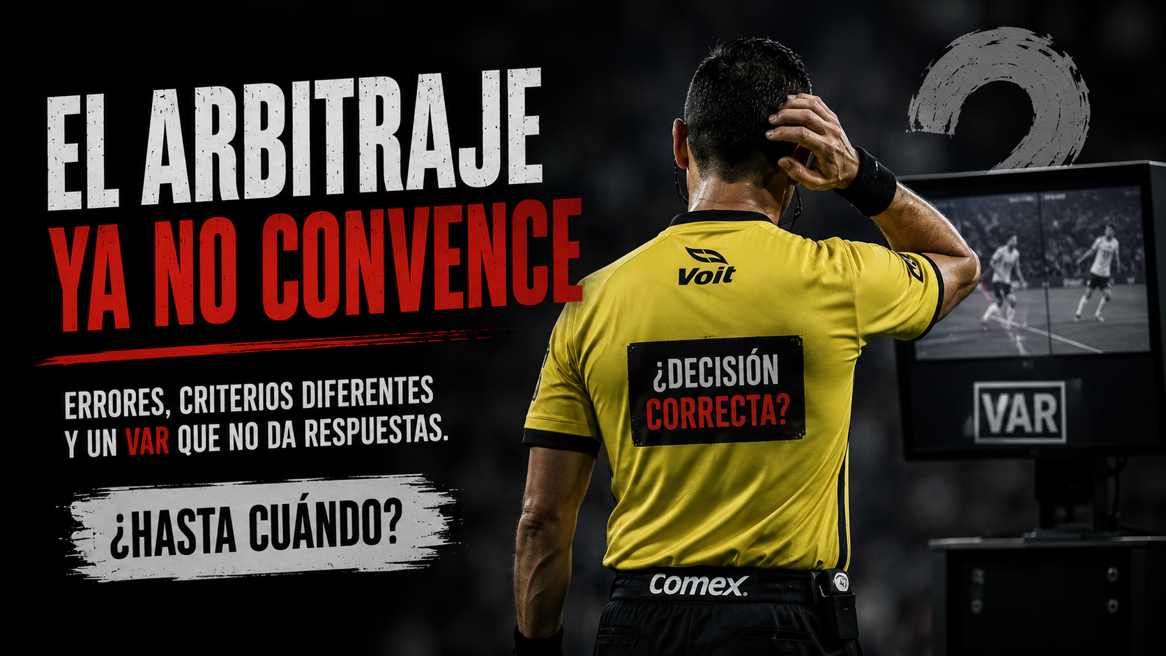 La Liga MX quiere cambiar el arbitraje… porque la gente ya no cree en él.
